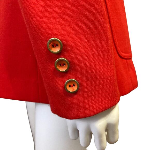 Vintage 70s Alex Coleman Sportswear Red Blazer Jacket Womens Size S - Picture 4 of 12